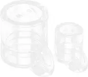 Minkissy 2pcs Acrylic Ant Feeder Water Basin Bowl for Nest Easy Cleaning Lightweight