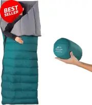 Ultra Compact 3-4 Season 700 JIS down Sleeping Bag, Lightweight, Packable Sleepi