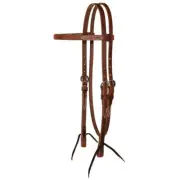 0195-0069 Circle Y Harness Leather Browband Headstall NEW