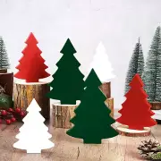 6 Pieces Wooden Christmas Trees Tabletop Decoration Rustic Wood Christmas Trees