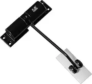 Door Auto Closer, Adjustable Spring Loaded Hydraulic Door Closer Gate Closer for Wooden Gate,Surface Mounted