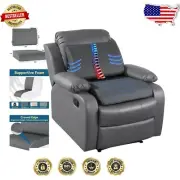 20"x20" High Density Foam Seat Cushion & Wedge Pillow for Recliners - Dark Grey