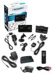 Sirius XM Onyx EZR Receiver with Vehicle and Home Kits