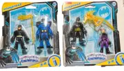 Imaginext Batman & Catwoman + Batman & Rookie Figure DC Friends Lot Light Up NEW