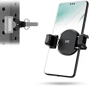 Magnetic Phone Clamp, Cell Phone Mount Holder for Magnetic Car Mount Tripod Stand Gym Kitchen Metal Surface with 2 Cold Shoes & 1/4" Screw, Compatible with iPhone Samsung Galaxy All Smartphones-Black