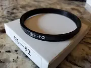 55-52mm Step-Down SLR Lens Metal Adapter Ring