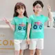 韓版童裝兒童短袖棉T恤卡通男童上衣女童內搭衫10