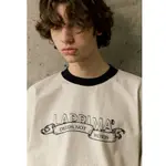 「LAPIVIMA」24SS PRINTED CREW NECK TEE  飄旗LOGO植絨印花圓領短TEE