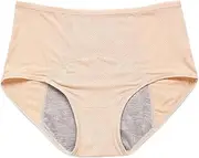 Leak proof incontinence/period underwear for women 4XL (12-16) / Beige