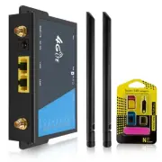 4G LTE Router [Detachable Antennas Version], Modem with SIM Card Slot Unlocke...