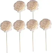 6Pcs Rattan Aroma Diffuser Sticks for Essential Oils Handmade Fragrance Sticks for Home for Kitchen Bedroom Living Room Safe Design