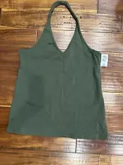 Torrid Foxy Olive Halter Top Size 3X(22/24)