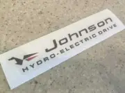 Johnson Vintage Hydro-Electric Drive Outboard Control Box Decal + Free Shipping