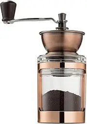 MITBAK Manual Coffee Grinder With Adjustable Settings| Sleek Hand Coffee Bean Burr Mill Great for French Press, Turkish, Espresso & More | Premium Coffee Gadgets are an Excellent Coffee Lover Gift Idea