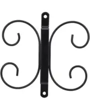 7 Inch Wine Glass Rack Black Metal Holder for 4 Stemware Glasses