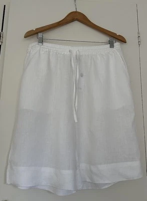 Sussan Women’s White Linen Shorts Size M - BNWT