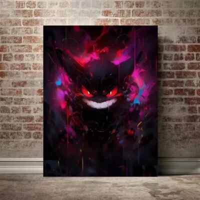 Monster Night Elf Gengar peripheral posters modern room decoration 55x80cm K