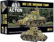 Warlord Games M3 Lee Medium Tank - 1:56 / 28mm US Army Plastic Scale Model Tank for Bolt Action Highly Detailed World War 2 Miniatures