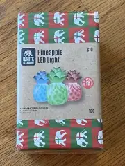Mini PINEAPPLE LED LIGHT Pre-Wrapped “White Elephant” Gift 5x3” with Batteries
