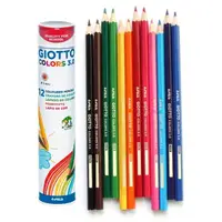 在飛比找momo購物網優惠-【義大利GIOTTO】3.0桶裝12色色鉛筆