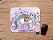 SOPHIA THE FIRST UNICORN ADVENTURES PURPLE PRINCESS MOUSE PAD DESK MAT KIDS GIFT