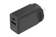 Mophie Essential 30W PD Dual Port Wall Charger - Black, 1 USB-C PD, 1 USB-A Up