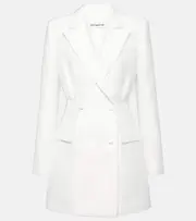 [Self-Portrait] Self-Portrait Double-breasted taffeta blazer dress AU 16 white
