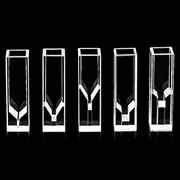 Micro-Volume Quartz Fluorescence Cuvette (with lid) (50-200ul)(100ul Height 15mm)