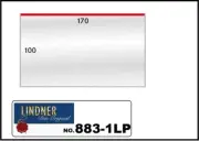 100 Lindner 883-1LP Cases Transparent Pockets 170x100 mm For FDC Inter