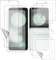 [BYIUIHS] [3 Sets 12PCS Matte Screen Protector for Z Flip 5,Soft TPU Film Ultra-Thin Anti-Glare Screen Protectors for Samsung Galaxy Z Flip 5 2023