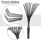 Efficient Leaf Collection Hand Rake Sturdy Stainless Steel Construction