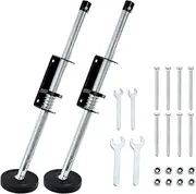 [Goyappin] Adjustable Ladder Leveler 2 PCS, 23 Inch Extension Ladder Stabilizer with Anti-Slip Rubber Feet, Extension Ladder Accessories for Stairs, Screws and Wrench Included, Universal