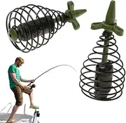 Fishing Feeder Bait Cage Basket | Fish Bait Feeder Basket,Fish Gear Accessories Strong Rustproof Replacement for Adults Enthusiasts Professionals