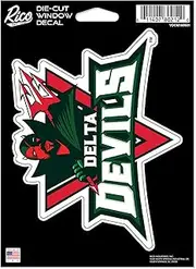 Rico Industries NCAA Mississippi Valley State Delta Devils 5" x 7" Vinyl Die-Cut Decal - Car/Truck/Home Accessory