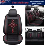 PU Leather Car Seat Covers Full Set for Mazda 3 6 CX3 CX5 CX7 CX9 BT50 Black Red