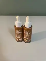 (2)Neutrogena Sensitive Skin Serum Foundation 1 oz Medium Deep 03 Pro Vitamin B5