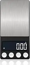 Mini Digital Scale for Jewellery, Pocket Kitchen Scale, LCD High Precision Weighing Scales, 5 Measure Units, Incl. Weighing Tray (100g/0.01g)