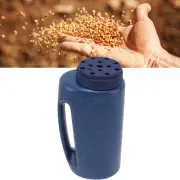 (Blue)Handheld Fertilizer Spreader Hand Held Grass Plant Spreader Crop Spread AC