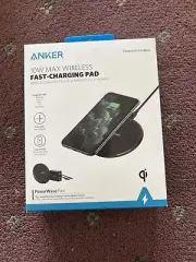 Anker Wireless Charger Pad 5W/10W Qi-Certified Charging w/ 18W USB Wall Adapter