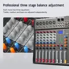 6 Channel Sound Mixer USB BT Live Sound Card For PC Recording Podcasting Li GOF