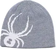 Spyder Bug Beanie Boys XS/S Electric Blue Striped Reversible Outdoor JDM713