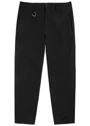 Moncler Straight-leg Cotton Trousers - Black - W34 W34
