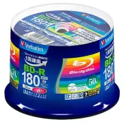 Verbatim One-Time Recording Blu-Ray Disc Bd-R 25Gb 50 Pieces White Printable