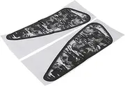 2pcs Motorcycle 3D Colorful Inkjet Decorative Waterproof Dust Decals to Customize DIY and Upgrade Your Motorcycle Add Fashion and Attractiveness