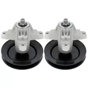 2 Spindle Assembly W/Pulley for MTD Cub Cadet RZT 42" 918-0624 B 618-0624