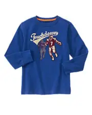 Gymboree STRAIT A ATHLETES Touchdown football top tee size 5 NWT