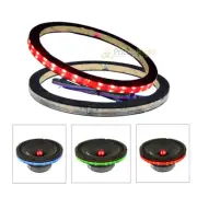 2 Pack DS18 6.5 " Speaker Ring RGB LED 1/2" Spacer Waterproof LRING6 Accent