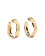 kate spade new york Molten Huggie Hoop Earrings in Gold Tone