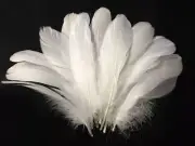1/4 Lb - White Goose Nagoire Wholesale Feathers Bulk Costume Wing Halloween