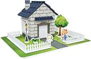 Building Design Toy,House Design Material Package | Educational Room Making Activity, Home Desktop Decoration for Living Room, Bedroom